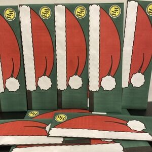 Waffle‎ House Chef's Paper Hat Christmas Set of 10